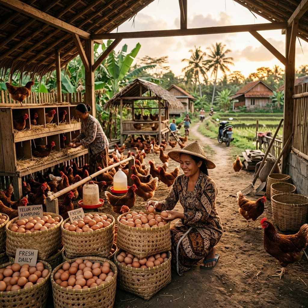 Peternakan Ayam Petelur - Dusun Jebed